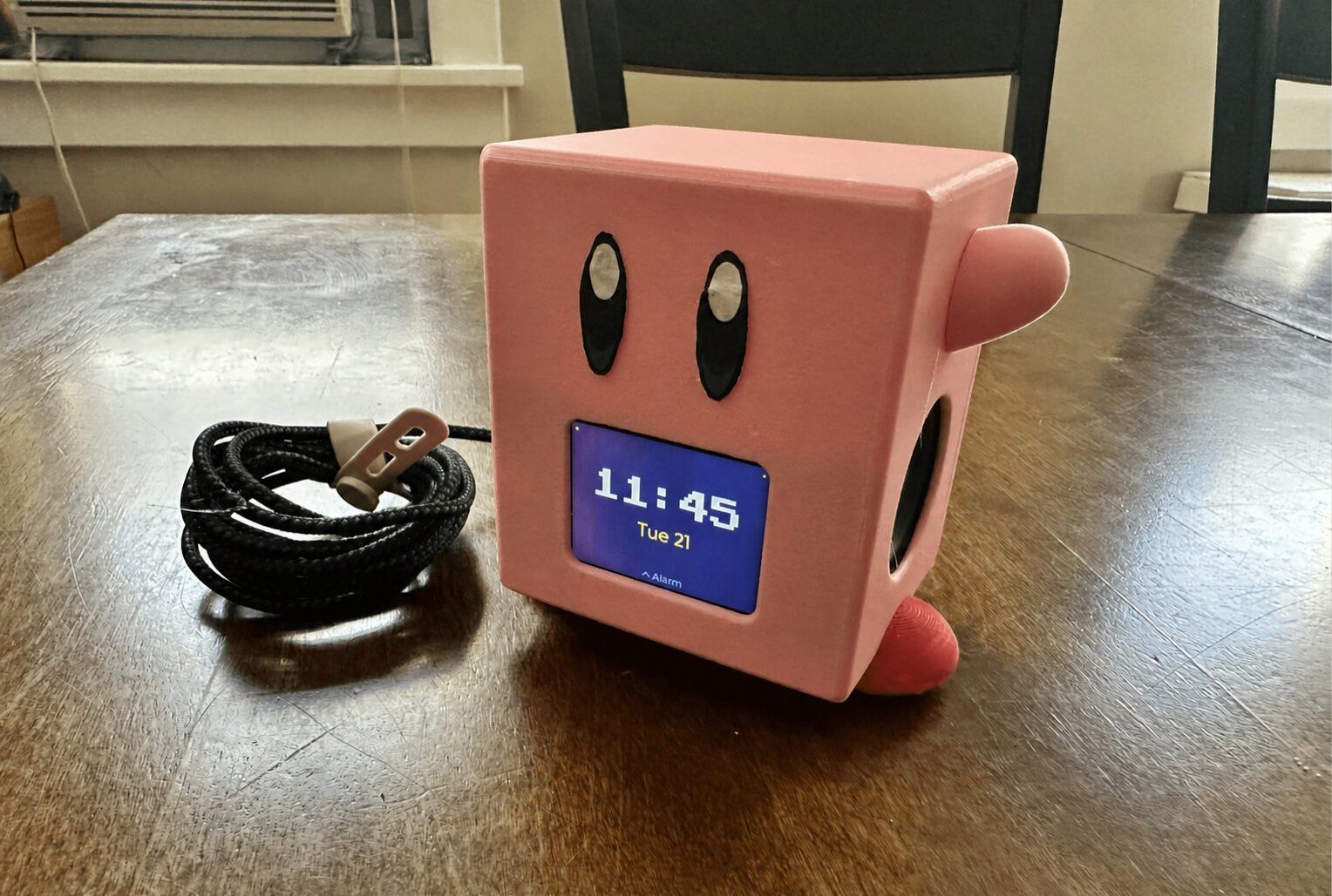 Kirby Companion embedded device with its touch display active