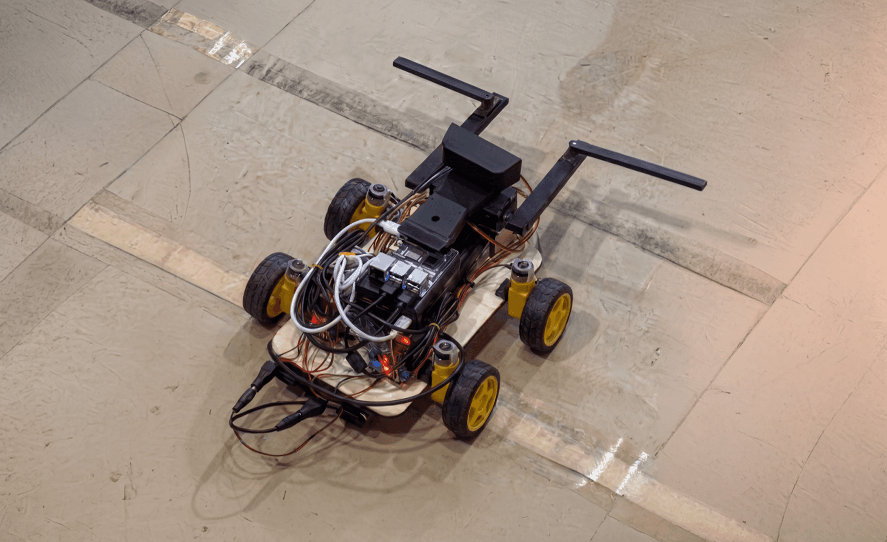 Trash collection robot project